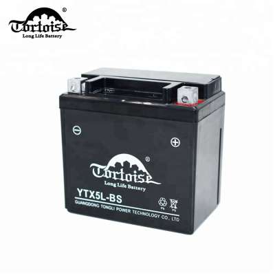 Ytx5L Bs 12V 5Ah  Lead-Acid China 12V Motorcycle Battery