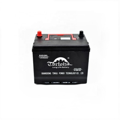 Maintenance free mf 55D23L 12v battery for car