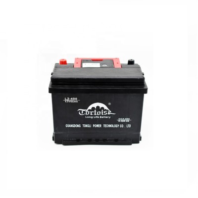 Chinese good quality 12v60ah wet charged MF L2-400  stop/start batteries