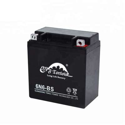 Hot sale 6v6ah mf motorcycle battery